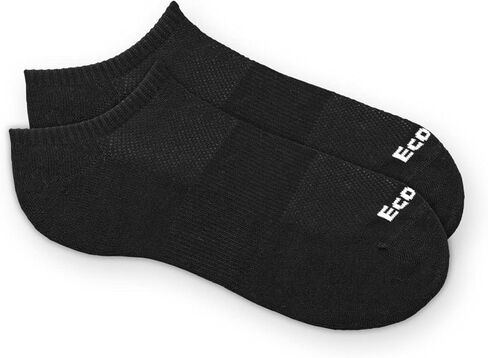 Ecosox Viscose Made from Bamboo Ultra-Dry Unisex Casual Footie Made in USA, White in Saudi Arabia