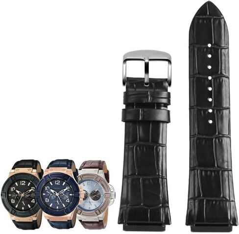 hooson Genuine Leather Watch Strap For GUESS W0040G3/W0040G5/W0247G3 Watch Bracelet in Saudi Arabia