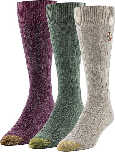 GOLDTOE mens Hampton Socks, 3 PairsCasual Sock in Saudi Arabia