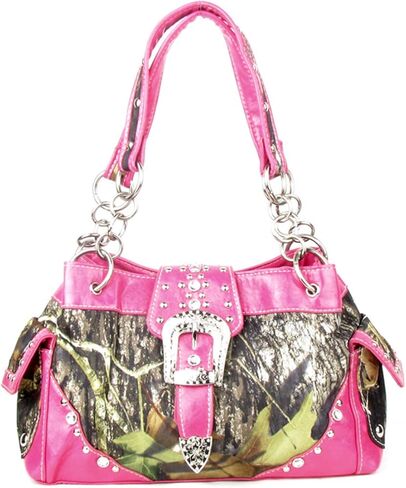 Women's Belt Buckle Purse Camou Handbag Purse in 5 colors in Saudi Arabia