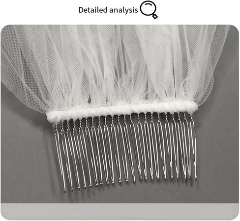 Wedding Veils for Brides Pearl Short 1 Tier Wedding Veil with Comb for Wedding Bachelorette Party in Saudi Arabia