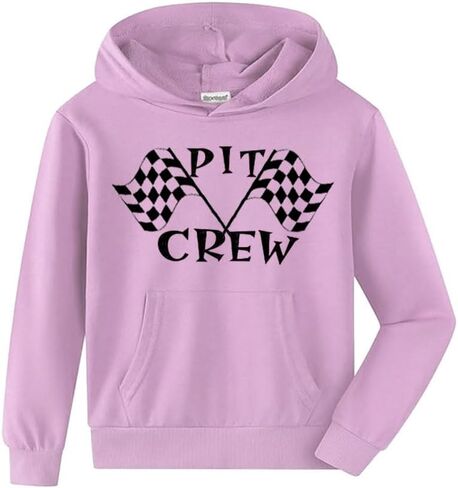Pit Crew Racing Hooded Sweatshirt, Infant and Toddler Kids Hoodie in Saudi Arabia