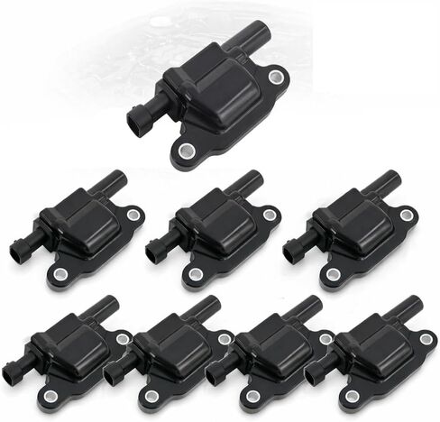 41-110 Iridium Spark Plugs and M8-48322 Spark Plug Wires Compatible with Chevy Silverado Suburban Avalanche Express GMC Cadillac Escalade Yukon Sierra Savana 5.3 6.0L 6.2L V8 LS Truck MCCKLE (8 Set) in Kuwait