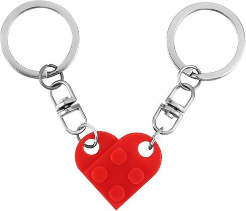 Gifts for Boyfriend Girlfriend Wife Husband, Valentines Day Gifts for Him, Couple Gifts Matching Present Anniversary Day Gift for Men, Valentine's Day Birthday Gift for Boyfriend - Red Heart Keychain in Saudi Arabia