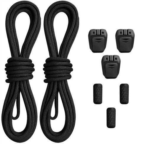 Shoelace Kit for Salomon, No Tie Round Shoe laces Strings for Salomon Speedcross Ski Shoes，boot laces in Saudi Arabia