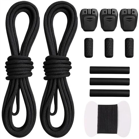 Shoelace Kit for Salomon, No Tie Round Shoe laces Strings for Salomon Speedcross Ski Shoes，boot laces in Saudi Arabia