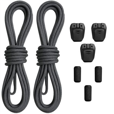 Shoelace Kit for Salomon, No Tie Round Shoe laces Strings for Salomon Speedcross Ski Shoes，boot laces in Saudi Arabia