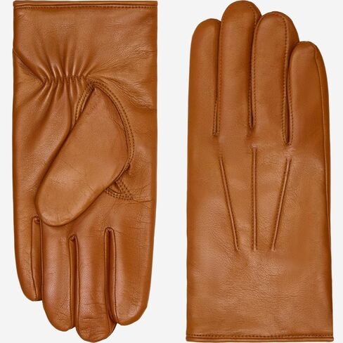 Fratelli Orsini Everyday Giovanni (cognac) Classic Italian lambskin leather gloves with cashmere lining in Saudi Arabia
