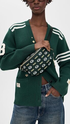 Stoney Clover Lane Women's Green Bay Packers Printed Fanny Pack, Printed, One Size in Saudi Arabia