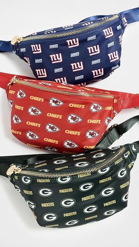 Stoney Clover Lane Women's Green Bay Packers Printed Fanny Pack, Printed, One Size in Saudi Arabia