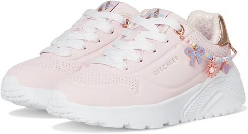 Skechers Girls Uno Lite- Charming Lite with Charm Bracelet Detail - Low Top Lace Up Shoes for Kids in Saudi Arabia