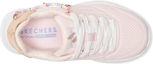 Skechers Girls Uno Lite- Charming Lite with Charm Bracelet Detail - Low Top Lace Up Shoes for Kids in Saudi Arabia