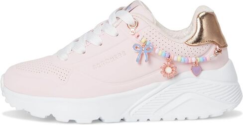 Skechers Girls Uno Lite- Charming Lite with Charm Bracelet Detail - Low Top Lace Up Shoes for Kids in Saudi Arabia
