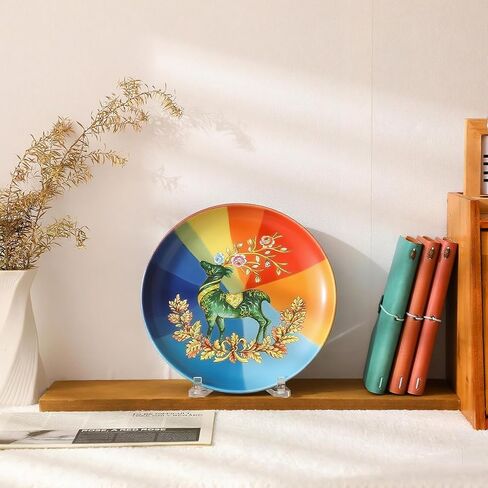 Weysat Acrylic Plate Stand for Display, Adjustable 6 Inch Clear Picture Frame Holder Decorative Tabletop Display Easel Stand for Plates, Books, Photos, Posters in Saudi Arabia