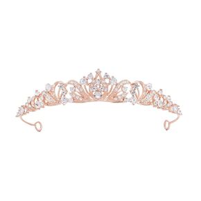 2 Pieces Gold Tiara Crown for Women Wedding Tiaras for Bride Princess Crowns and Tiaras for Girl Rhinestone Crowns for Birthday Halloween Cosplay Christmas Party Prom Gifts in Kuwait