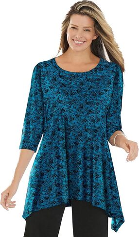 Woman Within Plus Size Swing Hem Tunic in Saudi Arabia