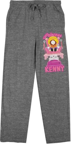 بنطال بيجامة نوم نسائي من Bioworld South Park Princess Kenny باللون الرمادي المنقط in Kuwait