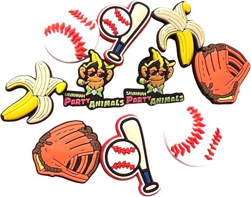 Animals Baseball Themed Shoe Charms, Banana Ball in Saudi Arabia