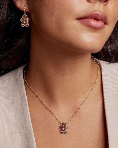 Kendra Scott Gingerbread Short Pendant Necklace, Fashion Jewelry for Women in Saudi Arabia