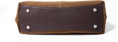 Dreubea Womens Suede Leather Shoulder Handbag Top-handle Crossbody Purse in Saudi Arabia