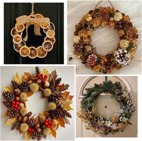 3 Pack 12 inch Wire Wreath Frame,Dark Green Wreath Ring for Craft DIY Christmas Thanksgiving Halloween Outdoor Decoration Door Floral Arrangements (12‘’) in Saudi Arabia