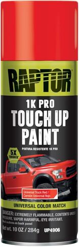 Raptor 1K Pro Universal Touch Up Paint Spray, Professional Grade, Tough & Durable, Extra Protection, Black in Kuwait