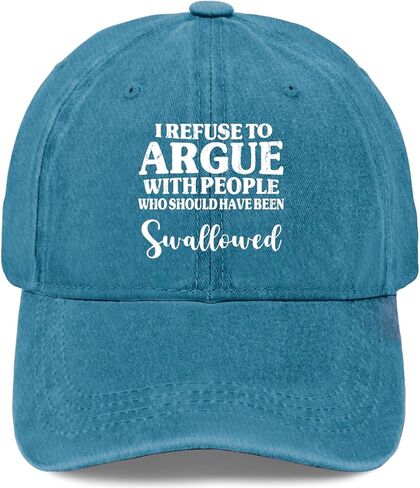 I Refuse to Argue with People Who Should Have Been Swallowed Hat for Men in Saudi Arabia