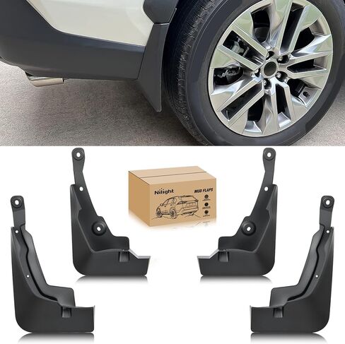 Nilight Mud Flaps for Toyota Tacoma 2016-2023, No Drilling Precision Fit Exterior Accessories Heavy-Duty Splash Guards Protection, Front & Rear Set in Saudi Arabia