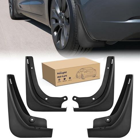 Nilight Mud Flaps for Toyota Tacoma 2016-2023, No Drilling Precision Fit Exterior Accessories Heavy-Duty Splash Guards Protection, Front & Rear Set in Saudi Arabia