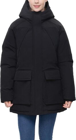 Rokka&Rolla Women’s Water-Resistant Thickened Winter Parka in Saudi Arabia