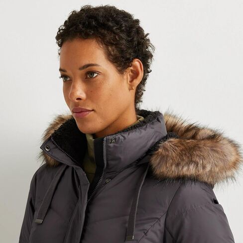 سترة Eddie Bauer النسائية لودج Cascadian Down Parka، باذنجاني، X-Large in Saudi Arabia