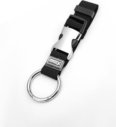 Luggage Strap with Jacket Gripper, Hands-Free Travel Accessory for Carrying Extra Bags, Adjustable Suitcase Belt, Baggage Holder (Black) in Saudi Arabia