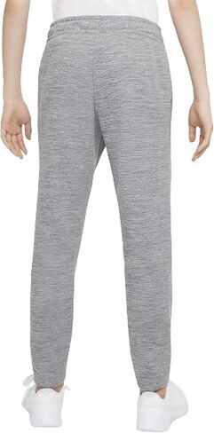 بنطال تدريب مدبب برسومات جرافيك للأطفال الكبار (للأولاد) من Nike Therma-FIT (صغير، رمادي دخاني/هيذر) in Saudi Arabia