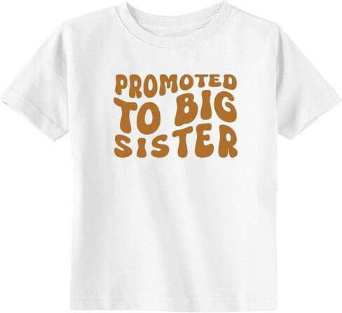 تم ترقية قميص Groovy المخصص إلى Big Sister - قميص كشف الأخوة للفتيات in Kuwait