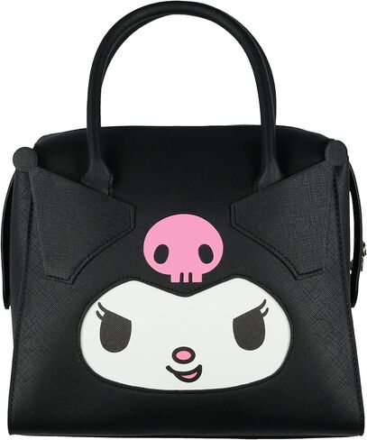 Sanrio Hello Kitty and Friends Kuromi Women's Top Handle Satchel Handbag Faux Leather Cossbody Purse in Saudi Arabia