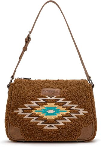 Wrangler Western Handbag for Women Embroidery Aztec Shoulder Purse in Saudi Arabia