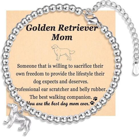 Dog Mom Gifts for Women Bracelet Best Dog Lovers Jewelry for Birthday, Christmas Stocking Stuffers, Anniversary, Mothers Day in Saudi Arabia