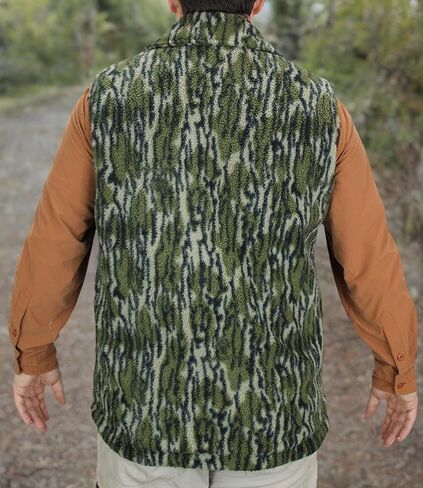 سترة صيد مموهة من Wasatch Sherpa Fleece Camo فائقة الهدوء (MO Bottomland، M) in Saudi Arabia