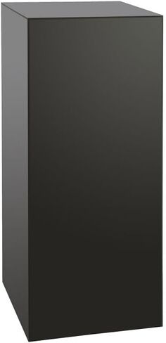 shopPOPdisplays Black Economy Display Pedestal - Expanded PVC - Lightweight, Portable & Durable for Events, Trade Shows - 50 lb. Capacity (15" W x 15" L x 30" H) in Saudi Arabia