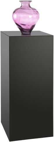 shopPOPdisplays Black Economy Display Pedestal - Expanded PVC - Lightweight, Portable & Durable for Events, Trade Shows - 50 lb. Capacity (15" W x 15" L x 30" H) in Saudi Arabia