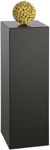 shopPOPdisplays Black Economy Display Pedestal - Expanded PVC - Lightweight, Portable & Durable for Events, Trade Shows - 50 lb. Capacity (15" W x 15" L x 30" H) in Saudi Arabia