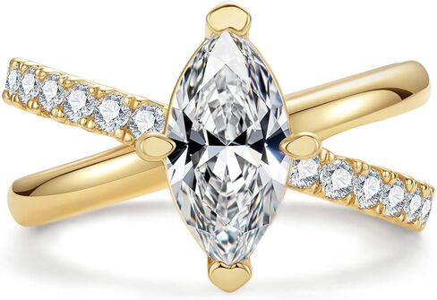 2CT-4CT Cubic Zirconia Oval Cut/Raidant Cut/Cushion Cut 3 Stone Engagement Rings 5A Grade Simulated Diamond CZ Wedding Promise Anniversary Rings for Women in Kuwait