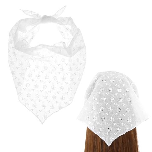 Headscarf for Women's Hair - Black Bandana Headband Scarf Head Scarf Hair Accessories for Women - Soft Cotton in Kuwait