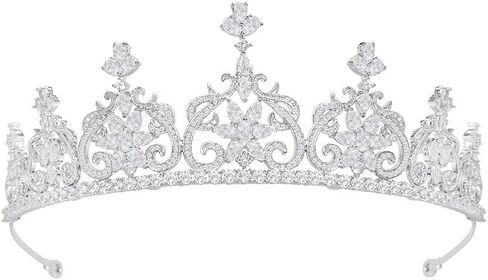 14K Gold Simple Moissanite Bridal Tiara Hair Accessory, suitable for studio photography, is a thoughtful gift for brides, portraits and events. in Saudi Arabia