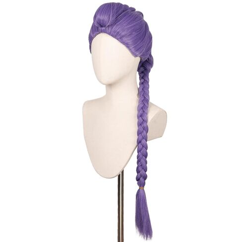WildCos Long Purple Braid Wig Halloween Cosplay Props Costume Wigs for Women in Saudi Arabia