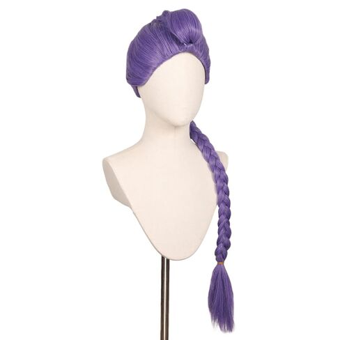 WildCos Long Purple Braid Wig Halloween Cosplay Props Costume Wigs for Women in Saudi Arabia