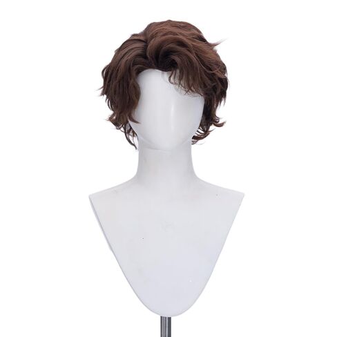KIRA KIRA Anime Game Long Curly Red Wig 50cm Ponytail Cosplay Wig for Halloween Cosplay in Saudi Arabia
