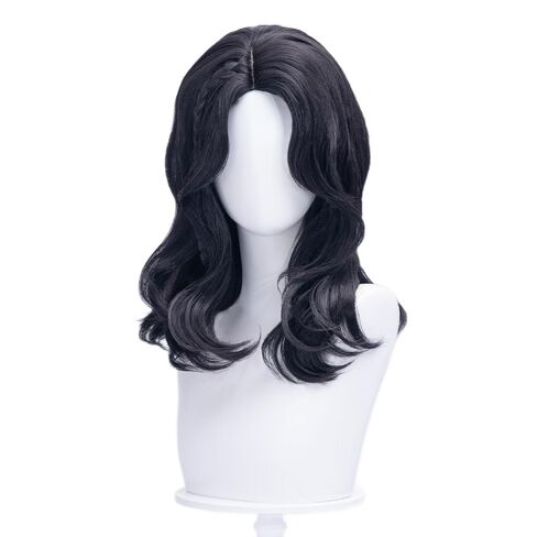 KIRA KIRA Anime Game Long Curly Red Wig 50cm Ponytail Cosplay Wig for Halloween Cosplay in Saudi Arabia