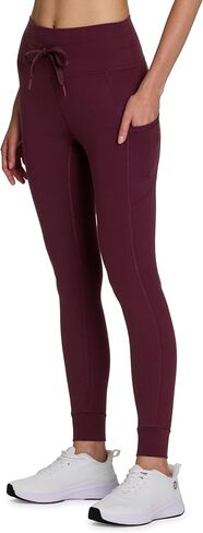 RBX Active Women's Legging with Drawstring Waist, Full Length High Waisted Super Soft Squat Proof Yoga Legging with Pockets in Saudi Arabia