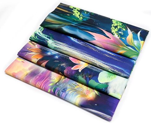 Huzuya Blacklight Fantasy Forest Tapestry Neon Waterfall Tapestries UV Reactive Galaxy Space Tapestry Colorful Floral Plants Tapestries Wall Hanging Backdrop Room Decor for Bedroom in Saudi Arabia
